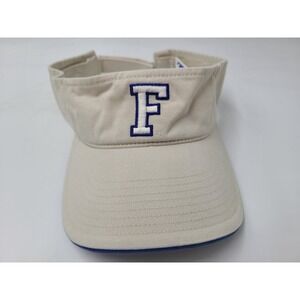 Florida Gators Hat Visor Adjustable Vintage Beige Blue NCAA Sample Casual Wear